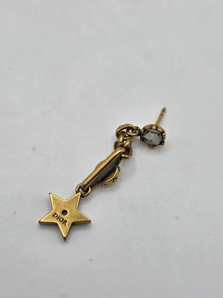 Christian Dior Gold-tone Crystal J'Adior Drop Earrings