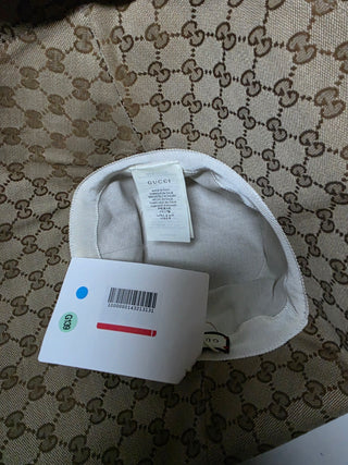 Gucci Beige GG Monogram oversized hat XS sz