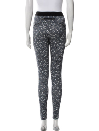 Louis Vuitton Grey LV Monogram 2020 Skinny Leg Pants S sz US4 FR36