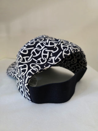Hermès Blue Multicolor Logo Ilona Naoussa Cap L sz