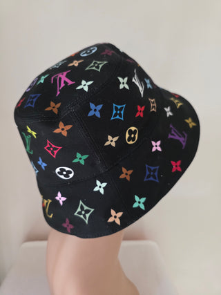Louis Vuitton Takashi Murakami Monogram Multicolore Superflat Daily Bucket Hat S sz