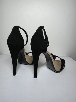 Hermès Beige Black Premiere H Logo D'Orsay Pumps 39 sz