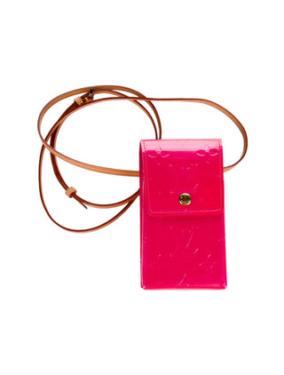 Louis Vuitton Pink LV Monogram Vernis Greene Phone Case