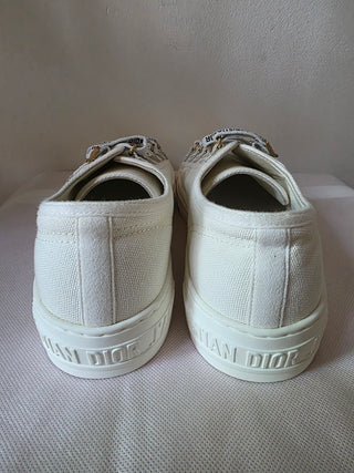 Christian Dior White Walk 'N' Dior Sneakers 39.5 sz