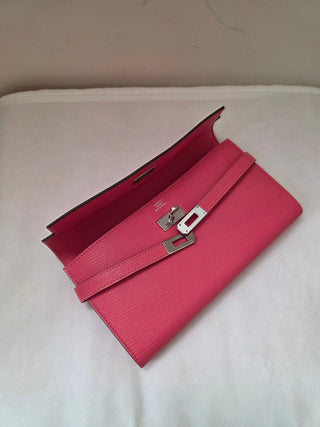 Hermès Pink Leather 2017 Kelly Classic Wallet