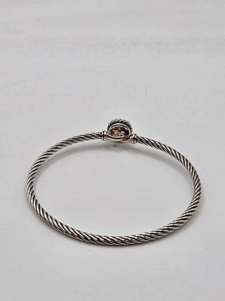 David Yurman Sterling Silver Topaz Petite Châtelaine Bracelet