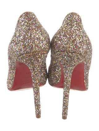 Christian Louboutin Glitter Glitter Accents Pumps 39.5 sz