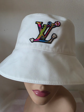 Louis Vuitton White LV x TM Reversible Superflat Bucket Hat