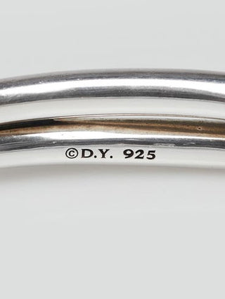 David Yurman 10mm Sterling Silver Labyrinth Single-Loop Bracelet