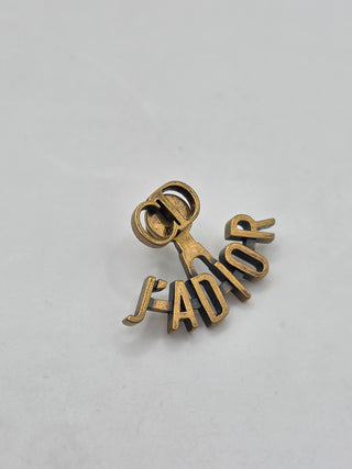 Christian Dior Gold-tone J'Adior Single Stud Earring