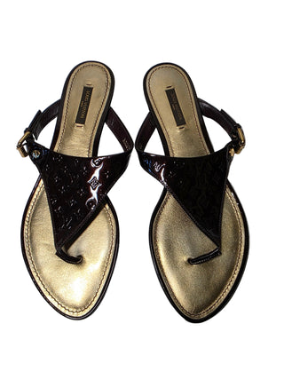 Louis Vuitton LV Monogram Patent Leather 40 sz
