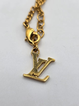 Louis Vuitton Gold-tone Sweet Monogram Charm Bracelet