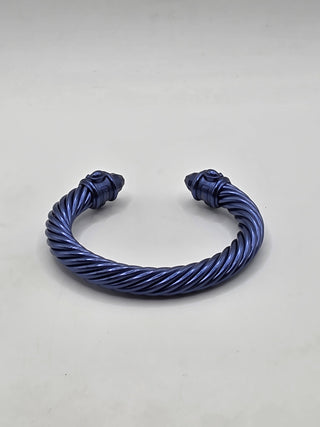 David Yurman Dark Blue Aluminum Renaissance Cuff