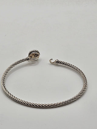 David Yurman Sterling Silver Topaz Petite Châtelaine Bracelet