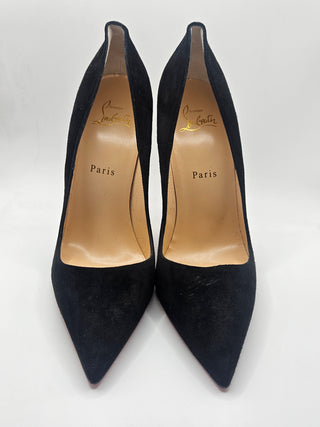 Christian Louboutin Black Suede So Kate Stiletto Pumps 40 sz