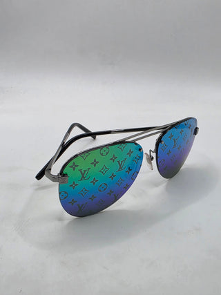 Louis Vuitton Clockwise LV Monogram Aviator Sunglasses