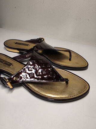 Louis Vuitton LV Monogram Patent Leather 40 sz