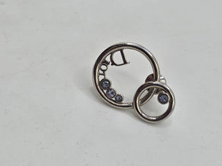 Christian Dior Silver-tone Crystal Drop Earrings