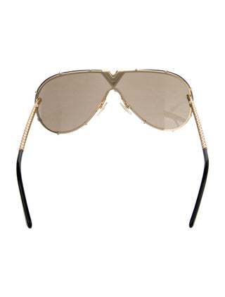 Louis Vuitton Gold-tone 2017 LV Drive Sunglasses