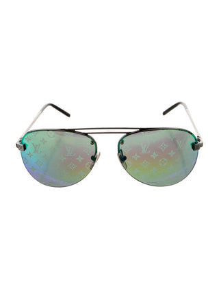 Louis Vuitton Clockwise LV Monogram Aviator Sunglasses