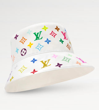 Louis Vuitton White LV x TM Reversible Superflat Bucket Hat