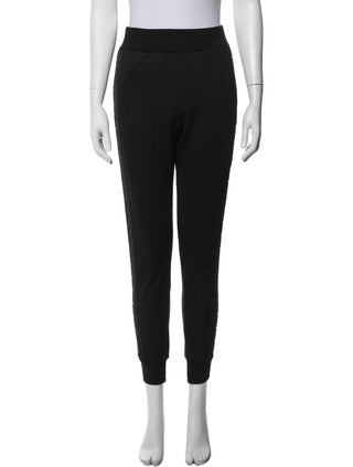Fendi Black FF Monogram Straight Leg Pants S IT40