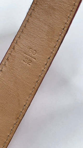 Louis Vuitton Pink Vernis LV Monogram belt S sz
