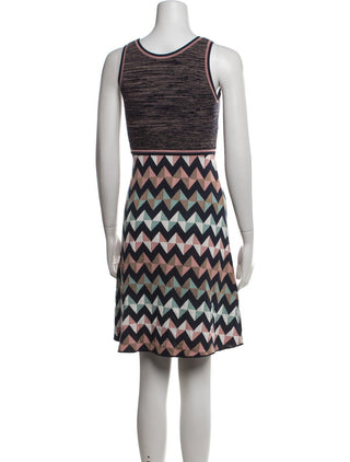 M Missoni Multicolor Striped Patterned Mini Dress XS | US2, IT38