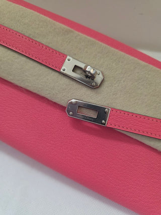 Hermès Pink Leather 2017 Kelly Classic Wallet