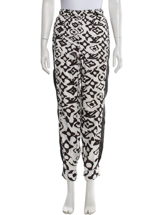 Louis Vuitton Black White LV Monogram Printed Pants S sz