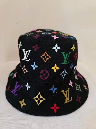 Louis Vuitton Takashi Murakami Monogram Multicolore Superflat Daily Bucket Hat S sz