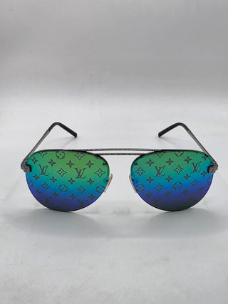 Louis Vuitton Clockwise LV Monogram Aviator Sunglasses