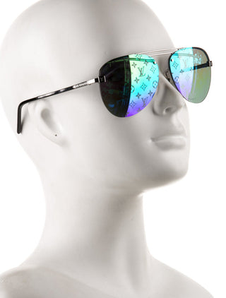 Louis Vuitton Clockwise LV Monogram Aviator Sunglasses