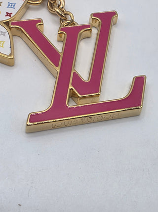 Louis Vuitton LV x TM LV Iconic Monogram Multicolor Key Holder and Bag Charm