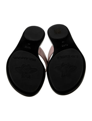 Gucci Beige Leather Double G Logo sandals 36 sz