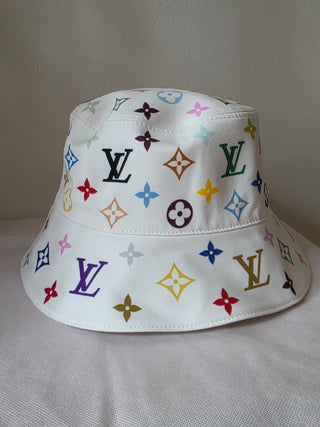Louis Vuitton White LV x TM Reversible Superflat Bucket Hat