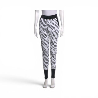 Louis Vuitton Black White LV Graphic Print Straight Leg Pants S sz