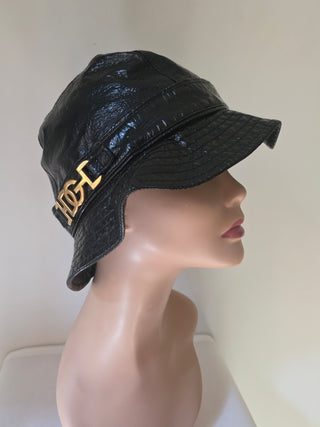 Dolce & Gabbana Black Logo Embellished Bucket Hat M sz