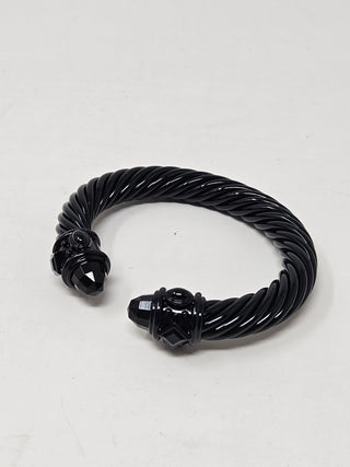 DAVID YURMAN Black Aluminum Renaissance Cable Cuff Bracelet