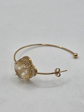 Louis Vuitton Gold-tone Resin A La Folie Single Earring