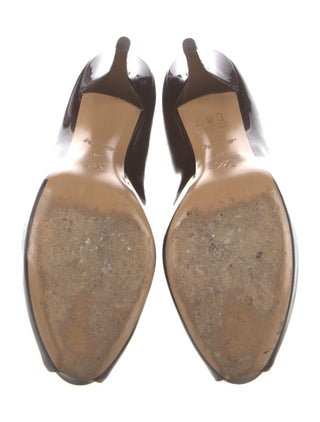 Louis Vuitton Burgundy Oh Really Patent Leather Pumps 40 sz