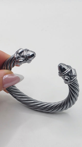 David Yurman Silver Aluminum Renaissance Cuff Bracelet