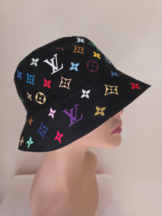 Louis Vuitton Takashi Murakami Monogram Multicolore Superflat Daily Bucket Hat S sz