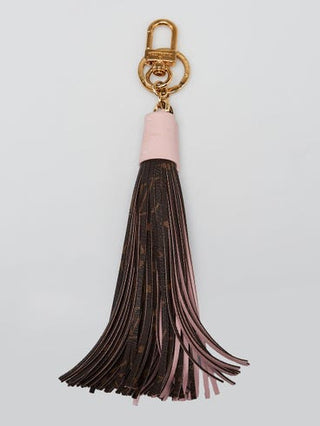 Louis Vuitton Pink LV Monogram Canvas Tassel Key Chain Bag Charm