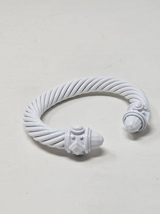 DAVID YURMAN white Aluminum Renaissance Cable Cuff Bracelet