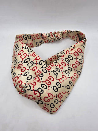 Gucci White Red Black Double GG Monogram Headband