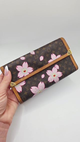 Louis Vuitton LV Monogram Cherry Coated Canvas Wallet
