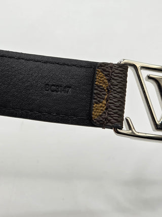 Louis Vuitton Brown leather LV Monogram Hockenheim Wrap Bracelet