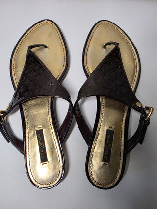 Louis Vuitton LV Monogram Patent Leather 40 sz