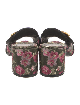 Dolce & Gabbana Floral Print Slides 37 sz